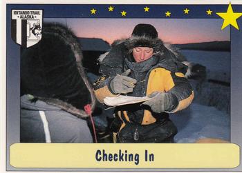 1992 MotorArt Iditarod Sled Dog Race #17 Checking In Front